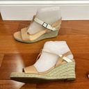 Cole Haan  two tone Elizabeth T-Strap Espadrille sandals size 7.5 Photo 0