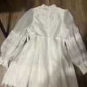 Red Dress Boutique White Mini Detailed Dress Size Medium Photo 5