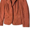 J.Jill  Women’s Burnt Orange Rust Blazer Size 4 Petite Photo 2