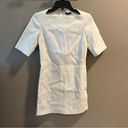 Theory Harkin Half Sleeve White Shift Dress Size 2 Photo 1