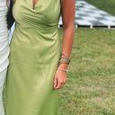 Green Silk Dress Size XS Photo 0