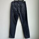 Reformation  Black Wash Jeans Slim Straight High Rise Ankle color Avalon Size 28 Photo 4