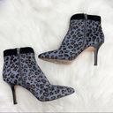 Nicole Miller  Leopard print Ankle Bootie High Heeled boots Photo 2