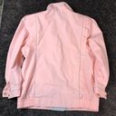 Mulberry Vintage 1980s  STREET Small Bomber Jacket Pink Shoulder Pads Windbreaker Photo 2