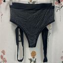 iHeartRaves Black Rhinestone Highwaisted Hot Pants Photo 2