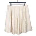 Talbots NEW  A-line Pleated Sequin Embellished 100% Silk Skirt Women's Size 14 Photo 1