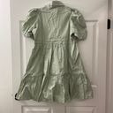 TCEC | NWOT | Puff Shoulder Shirt Dress | S | Sage | CD01967 Photo 1