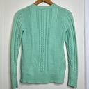 BCBG MaxAzria Mint Green Wool Blend Knit Sweater Women’s Size Small Spring Photo 4