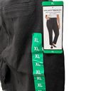 Hilary Radley  Women's XL Slim Leg Pants Black Tummy Control Mid Rise Stretch Photo 2