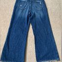 Lee VTG  Distressed Dark Wash Hippie Flare Mom Jeans Size 30/8 Photo 6