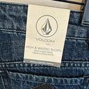 Volcom  High Waisted Denim Cut Off Shorts Photo 2