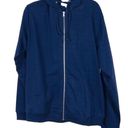 Hill House NWT  Navy Teddy Zip-Up Jacket Size Small Photo 0