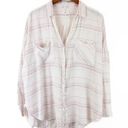 Lou & grey  | Striped Oversized Buttondown Shirt | Small Photo 3