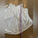 HalaraCut Out Asymmetric Hem Sheer Casual Tank Top white NWT Photo 5