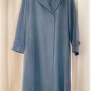 Gallery  Petite Charcoal Gray Black Long Trench Coat Size 6P Photo 0