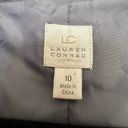 LC Lauren Conrad  Women's Peplum Vest Gray Faux Suede Peplum Vest Photo 1