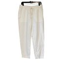 J.Crew NWT,  Seaside Pant in Linen Blend, Sz M Photo 3