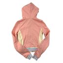 Edikted  - Sporty Anything But You Zip Up Hoodie in Pink Cream & Blue Photo 3