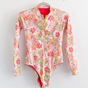JOLYN Paloma Floral Long Sleeve Surf One Piece Swimsuit Photo 2