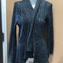 89th and Madison  gray knit cardigan Photo 0
