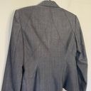 Anne Klein grey wool blend blazer suit jacket stretch lined Women’s size 8P Photo 6