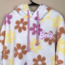 Grayson Threads NWT  Women’s Barbie Embroidered Fleece Sherpa Floral Print Hoodie Photo 1