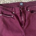 Gap 1969 Purple Gap Skinny Ankle Jeans Photo 3