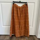 Patagonia Women’s  Light A/C Skirt in Harvest Windowpane Umber Brown Size S Photo 3