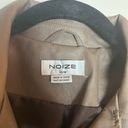 Noize Vegan Leather Jacket Tan Size XS Photo 2