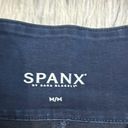 Spanx  Alexia High Rise Denim Skinny Jeans Side Zip Dark Wash Size Medium Photo 5