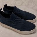 J Slides Hilo Knit Platform Slip On Shoes Women’s Size 7 Navy Blue Fabric Mesh Photo 1