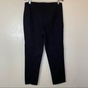 DKNY  Faux Leather Trim Straight Dress Pants 12 NWT Photo 4