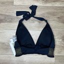 Bleu Rod Beattie  Women's Black/Gold Smock It To Ya Halter Bikini Swim Top sz 14 Photo 3