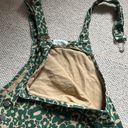 Green Floral Overalls Size XS Photo 1