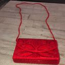 Bijoux Terner  Red Beaded Purse Photo 1