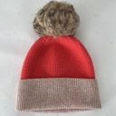 Anthropologie  Norla Canada Pom Pom knit hat Pink Photo 2