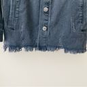 Altar'd State  Distressed Denim Jean Jacket Black Sz XS Photo 6