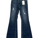 Vervet Flying Monkey Harmony Asymmetric Waistband Flare Jeans size 28 Photo 7