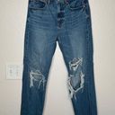 American Eagle 90s boyfriend distressed relaxed high rise jeans size 4 Photo 4