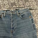 RE/DONE ReDone Originals 90s High Rise Ankle Crop in Hazey Indigo Button Fly Size 24 Photo 9