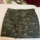 JEAN DENIM SKIRT….CAMO COLOR SIZE MEDIUM Green Photo 1