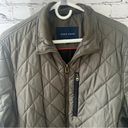 Cole Haan  Olive Green Quilted Winter Jacket Women’s Size Small Photo 2