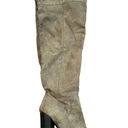 Qupid QUIPID over the knee faux suede boots, size 8 Photo 1