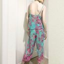 Natori JOSIE  B92612 Pink/Blue Floral Paisley Sheer Cami 2-pc Pajama Set Size L Photo 1