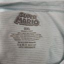 Nintendo  Super Mario aqua striped graphic tee size 2x Photo 8