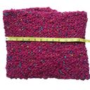 infinity Bulky Handmade knit  Scarf or Dickey in Pink with Multi-colored Flecks Photo 6