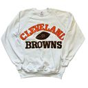 American Vintage Vintage Cleveland Browns Crewneck Sweatshirt Handmade Jerzees Football Photo 0