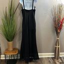 Onyx  night black sleek, formal gown, size 14 Photo 6