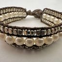 American Eagle AEO faux pearl leather wrap bracelet Photo 9