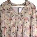 Harper  & Joy Stylogic Subscription Box Blouse Cream Pink Floral Size 1X NWT Photo 1